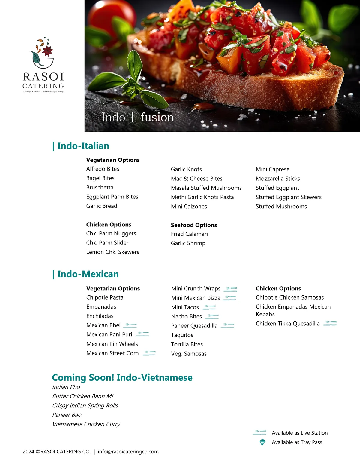 Fusion menu page 3