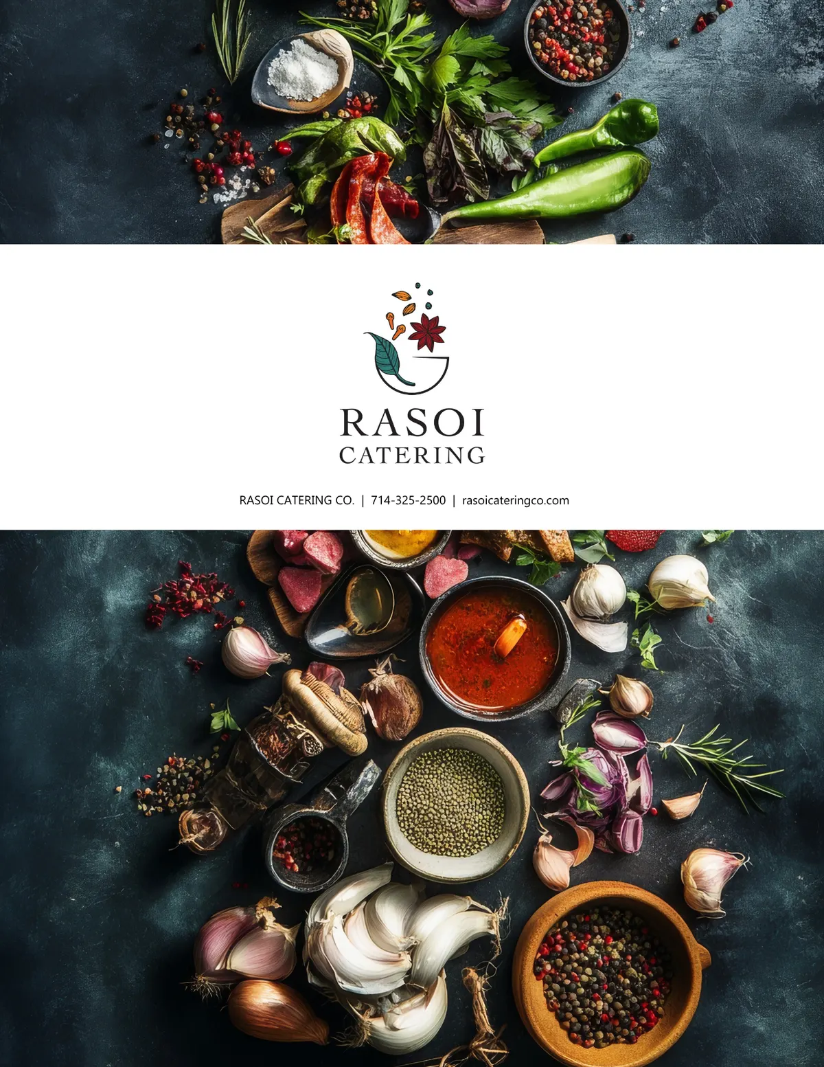Global Cuisine menu page 7