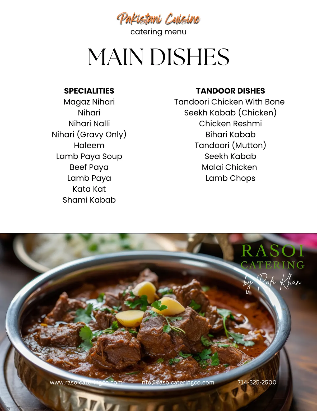 Pakistani menu page 3